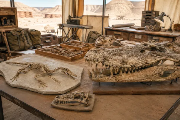 Paul Sereno - Eoraptor i Sarcosuchus